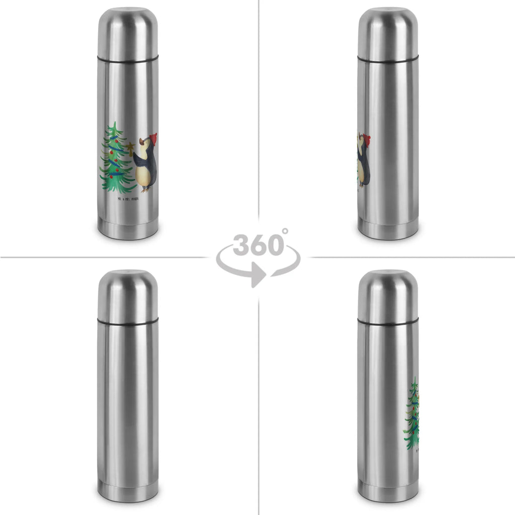 Thermos Flask penguin Christmas tree Thermoskanne, Winter, Weihnachten, Weihnachtsdeko, Nikolaus, Advent, Heiligabend, Wintermotiv, Pinguin