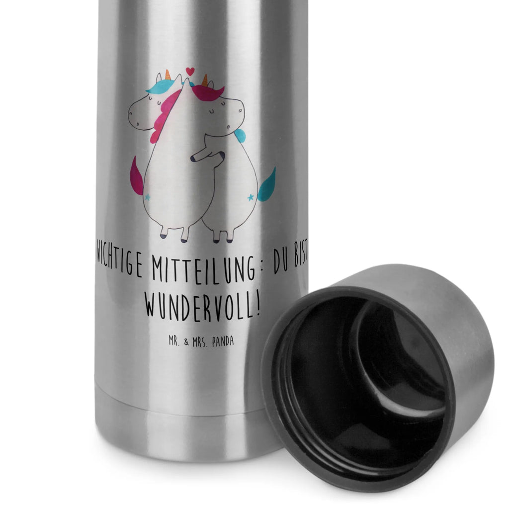 Thermos Flask unicorn communication Thermoskanne, Einhorn, Einhörner, Einhorn Deko, Unicorn, Geschenk, Valentine, Valentinstag, Ehe, witzig, Spruch, lustig, Liebe, Partner