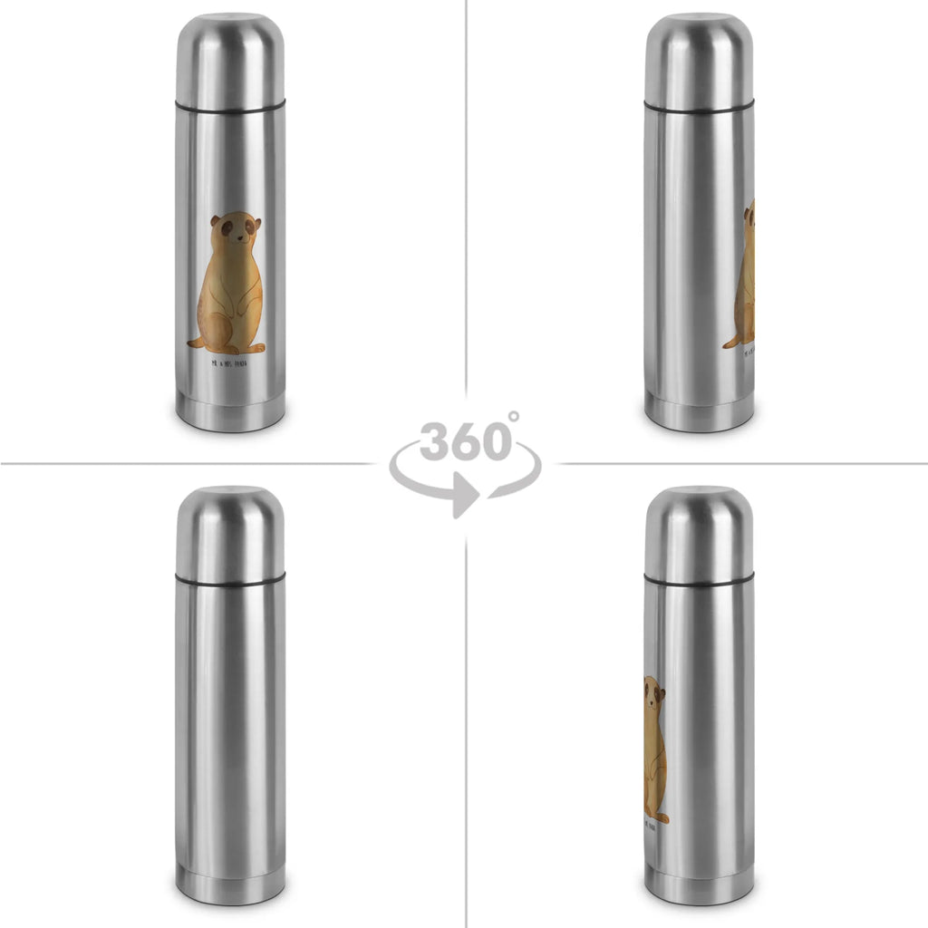 Thermos Flask Meerkat Thermoskanne, Afrika, Wildtiere, Traveling, Weltreise, Afrikareise, Reisen, Erdmännchen, Spruch, Roadtrip