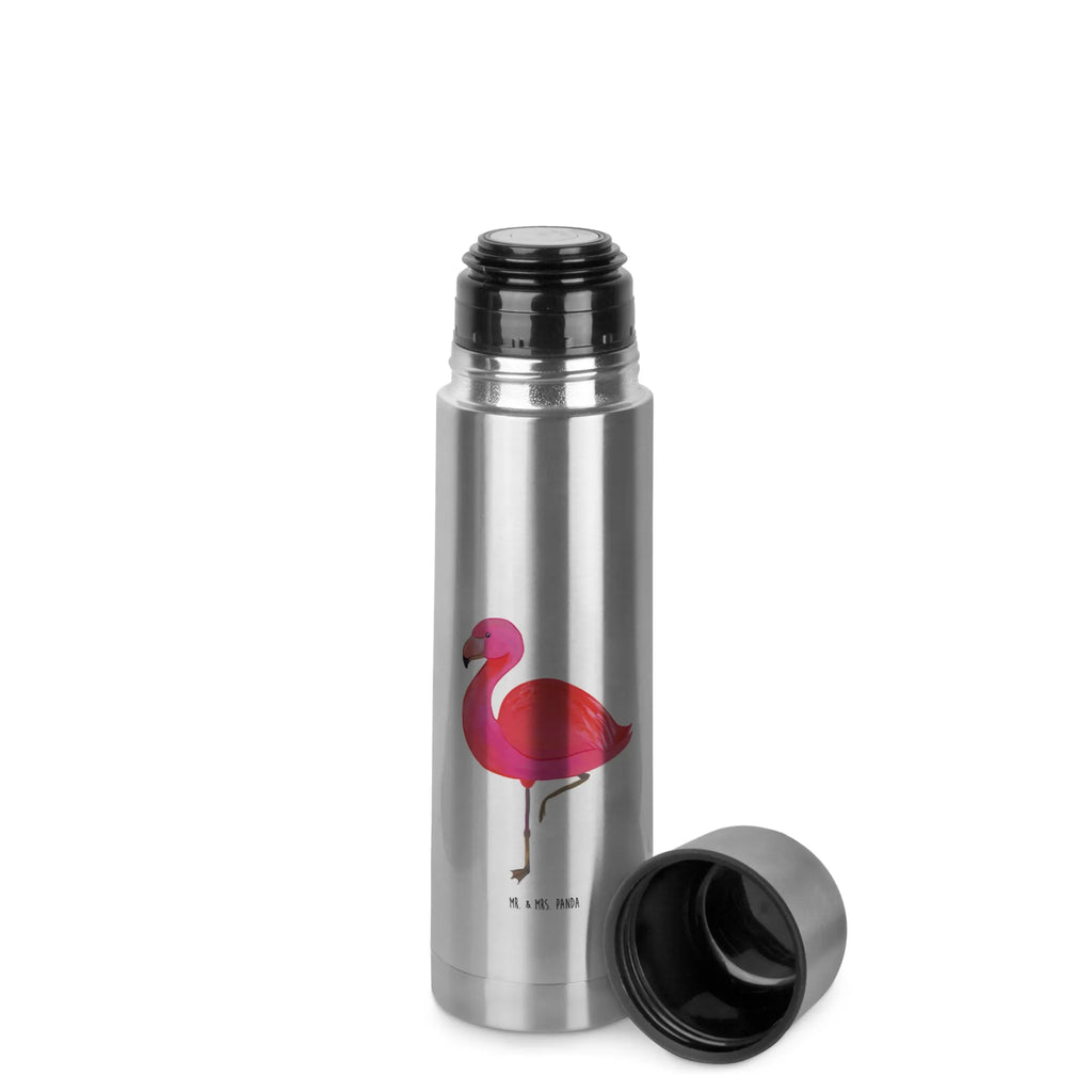 Thermos Flask flamingo Classic Thermoskanne, Flamingo, Geschwister, Spruch, ich, Sohn, Freundinnen, Selbstliebe, für mich, Stolz, Einzigartig, Außenseiter, Freundin, Tochter