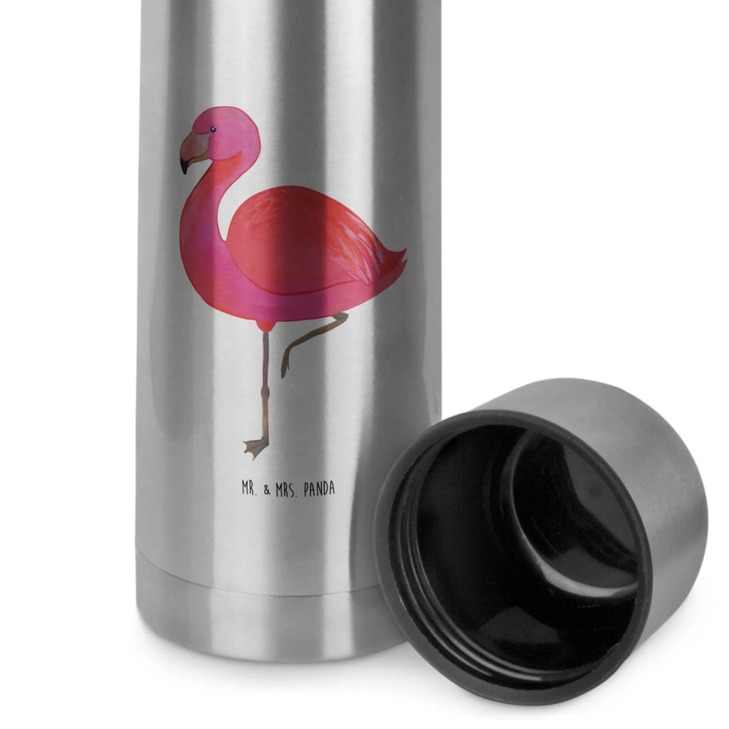 Thermos Flask flamingo Classic Thermoskanne, Flamingo, Geschwister, Spruch, ich, Sohn, Freundinnen, Selbstliebe, für mich, Stolz, Einzigartig, Außenseiter, Freundin, Tochter