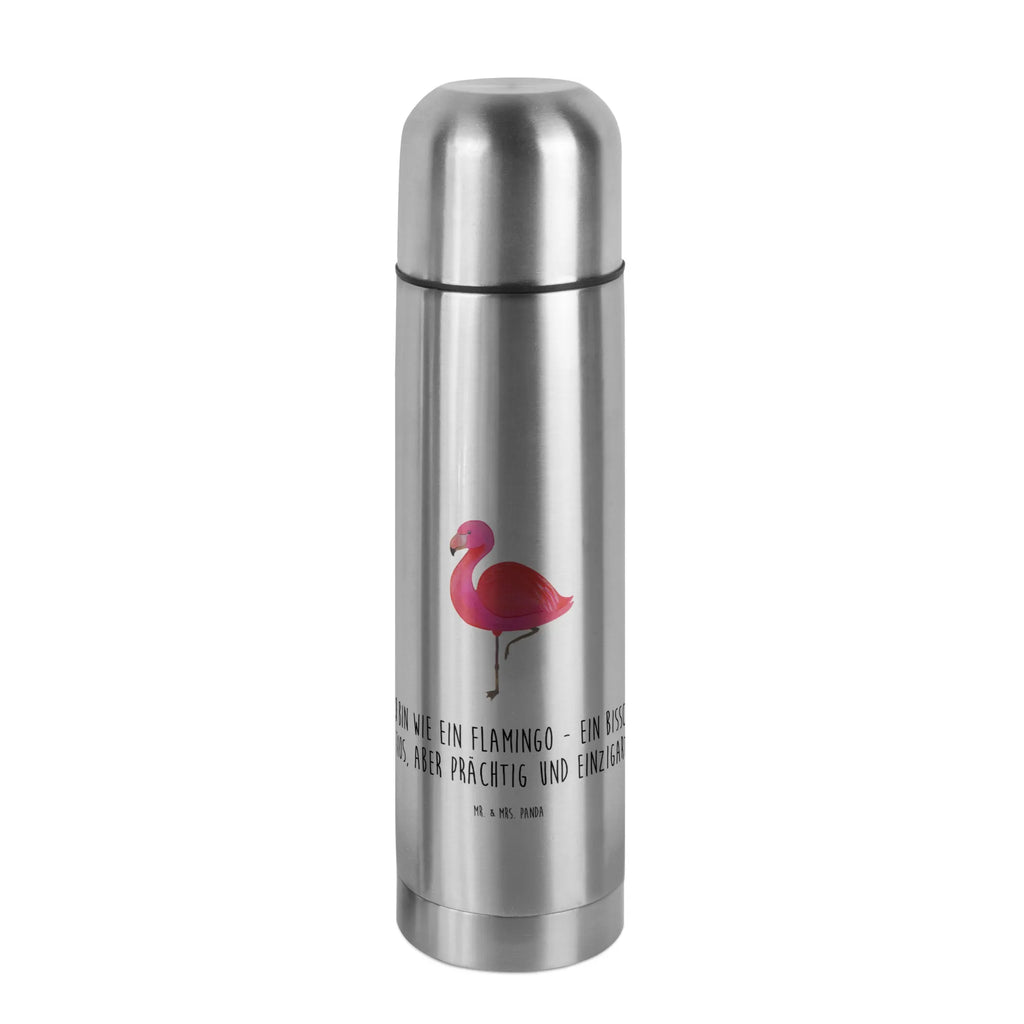 Thermos Flask flamingo Classic Thermoskanne, Flamingo, Geschwister, Spruch, ich, Sohn, Freundinnen, Selbstliebe, für mich, Stolz, Einzigartig, Außenseiter, Freundin, Tochter