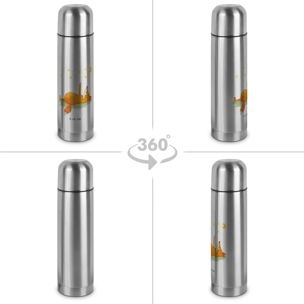 Thermoskanne Fuchs Sterne Thermoskanne, Fuchs, tröstende Worte, Füchse, Romantik, Always Look on the Bright Side of Life, Spruch schön, Spruch positiv