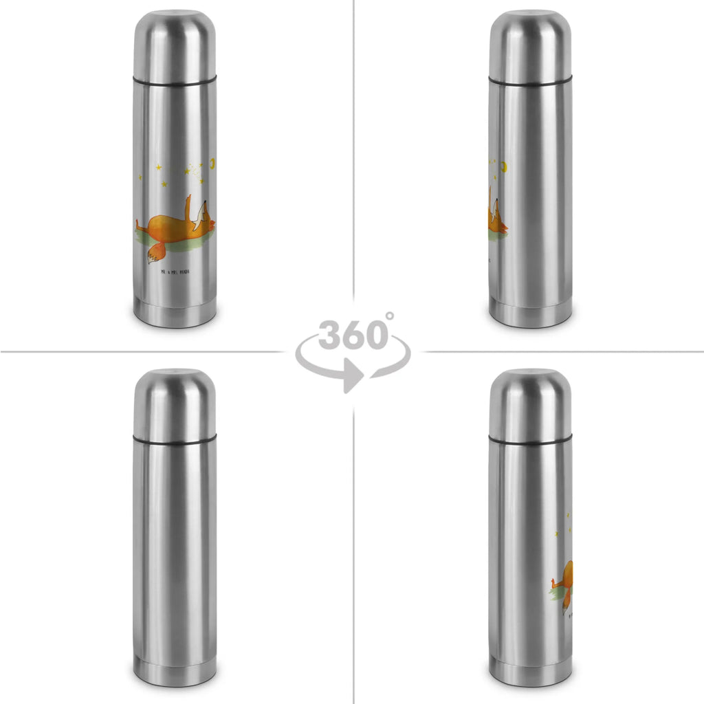 Thermoskanne Fuchs Sterne Thermoskanne, Fuchs, tröstende Worte, Füchse, Romantik, Always Look on the Bright Side of Life, Spruch schön, Spruch positiv