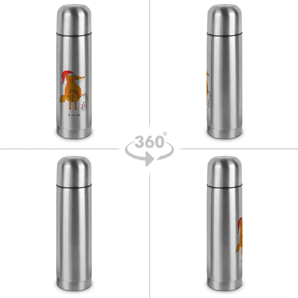 Thermoskanne Fuchs Weihnachten Thermoskanne, Winter, Weihnachten, Weihnachtsdeko, Nikolaus, Advent, Heiligabend, Wintermotiv, Weihnachtszeit, Füchse, Spruch schön, Fuchs, Geschenk Weihnachten, Weihnachtsmann