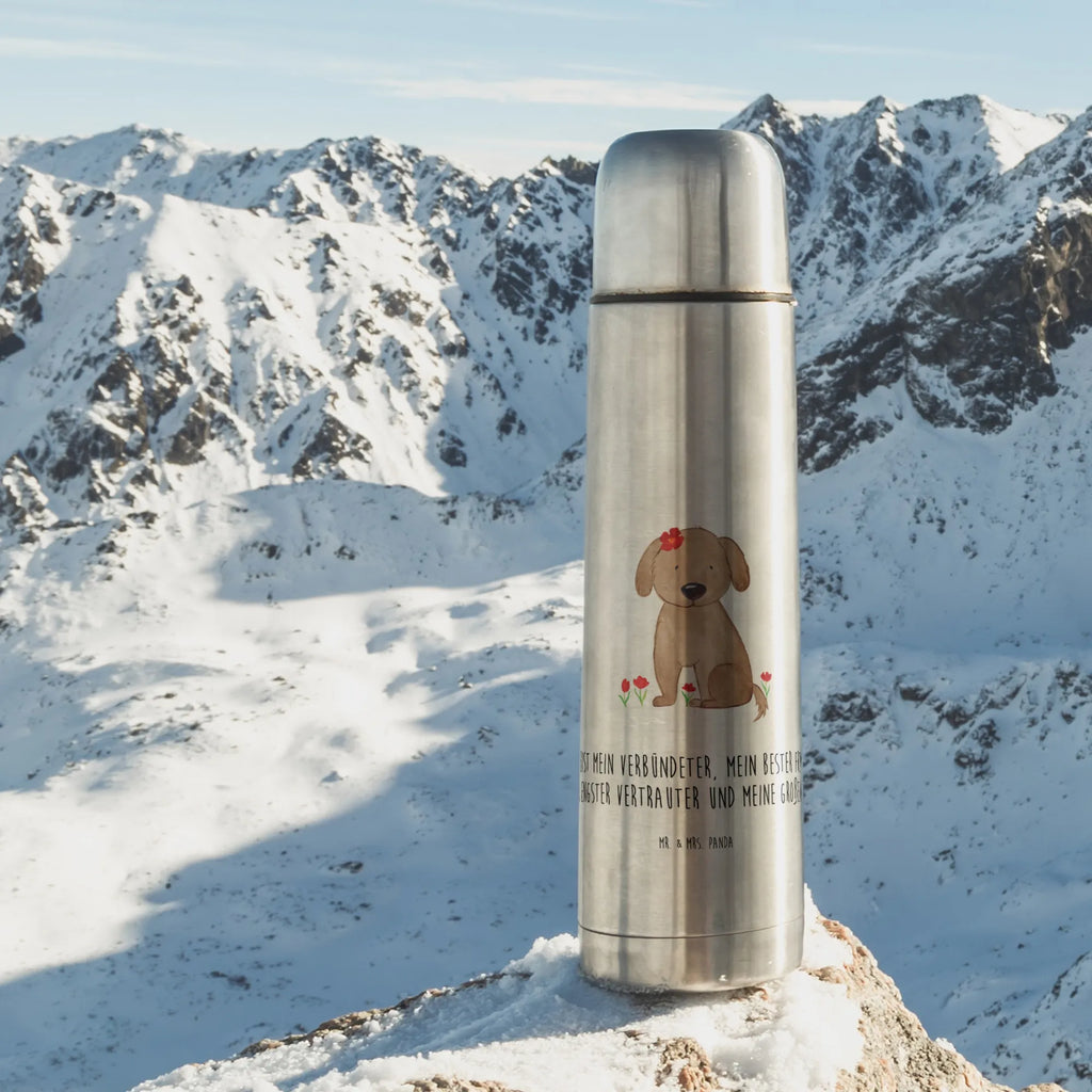 Thermos Flask Dog lady Thermoskanne, Hund, Hundemotiv, Haustier, Hunderasse, Tierliebhaber, Hundebesitzer, Sprüche, Hundeliebe, Liebe, Hundeglück, Frauchen, Hunde