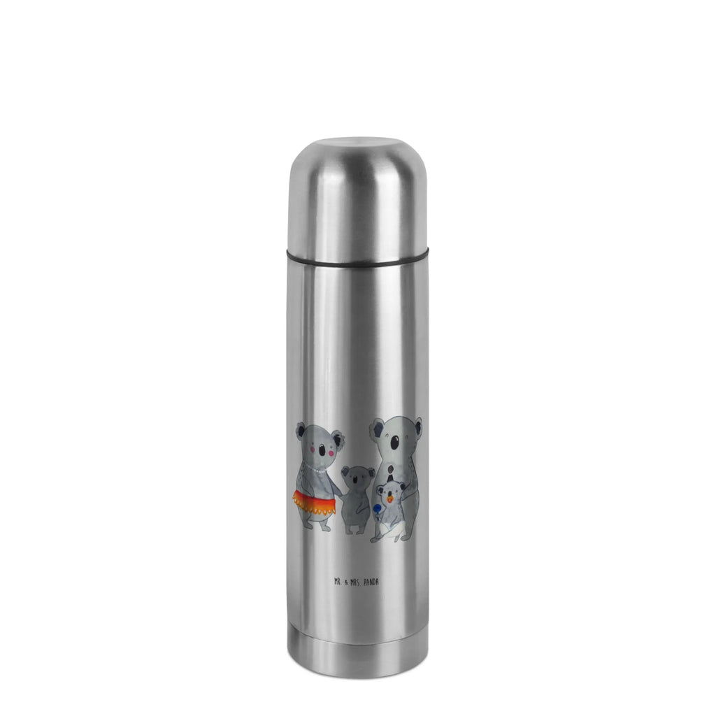 Thermoskanne Koala Familie Thermoskanne, Familie, Vatertag, Muttertag, Bruder, Schwester, Mama, Papa, Oma, Opa, Geschwister, Koala, Koalas, Kinder, Familienleben, Family