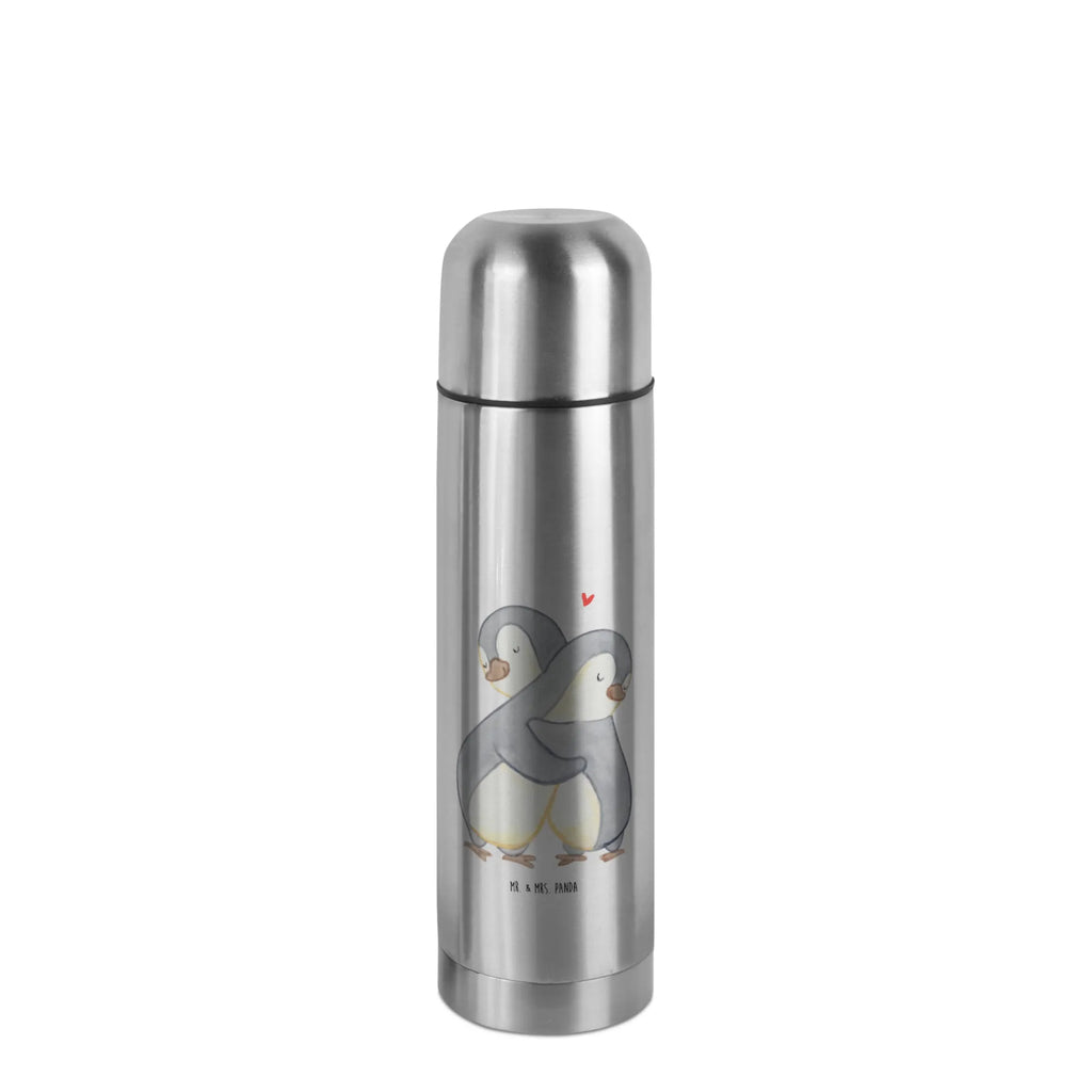 Thermos Flask penguins Cuddle Thermoskanne, Liebe, Partner, Freund, Freundin, Ehemann, Ehefrau, Heiraten, Verlobung, Heiratsantrag, Liebesgeschenk, Jahrestag, Hocheitstag, Valentinstag, für Männer, Geschenk für Partner, Geschenk für Frauen, Mitbringsel, Liebesbeweis, für Ehemann, Hochzeitstag, Geschenk für Freundin