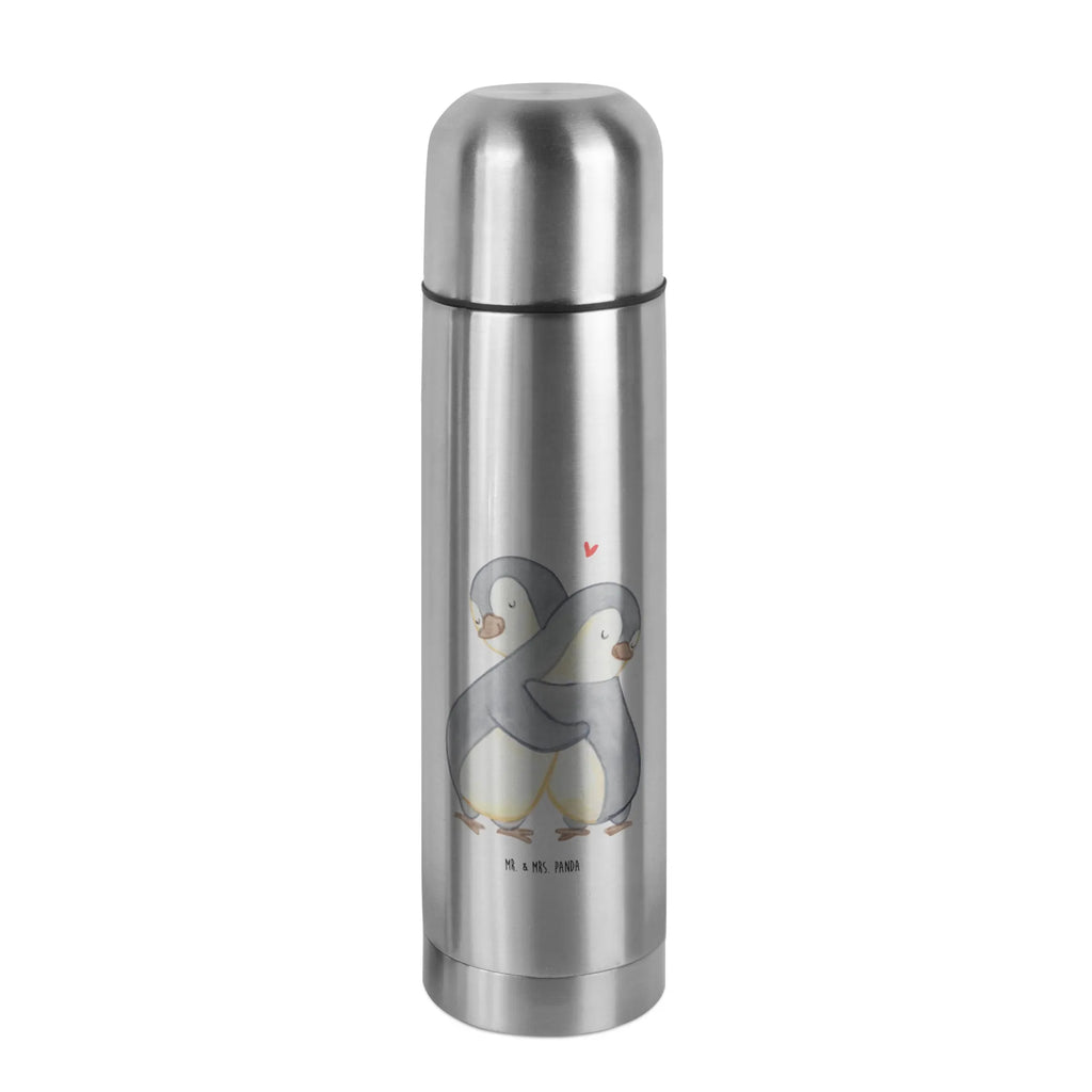 Thermos Flask penguins Cuddle Thermoskanne, Liebe, Partner, Freund, Freundin, Ehemann, Ehefrau, Heiraten, Verlobung, Heiratsantrag, Liebesgeschenk, Jahrestag, Hocheitstag, Valentinstag, für Männer, Geschenk für Partner, Geschenk für Frauen, Mitbringsel, Liebesbeweis, für Ehemann, Hochzeitstag, Geschenk für Freundin