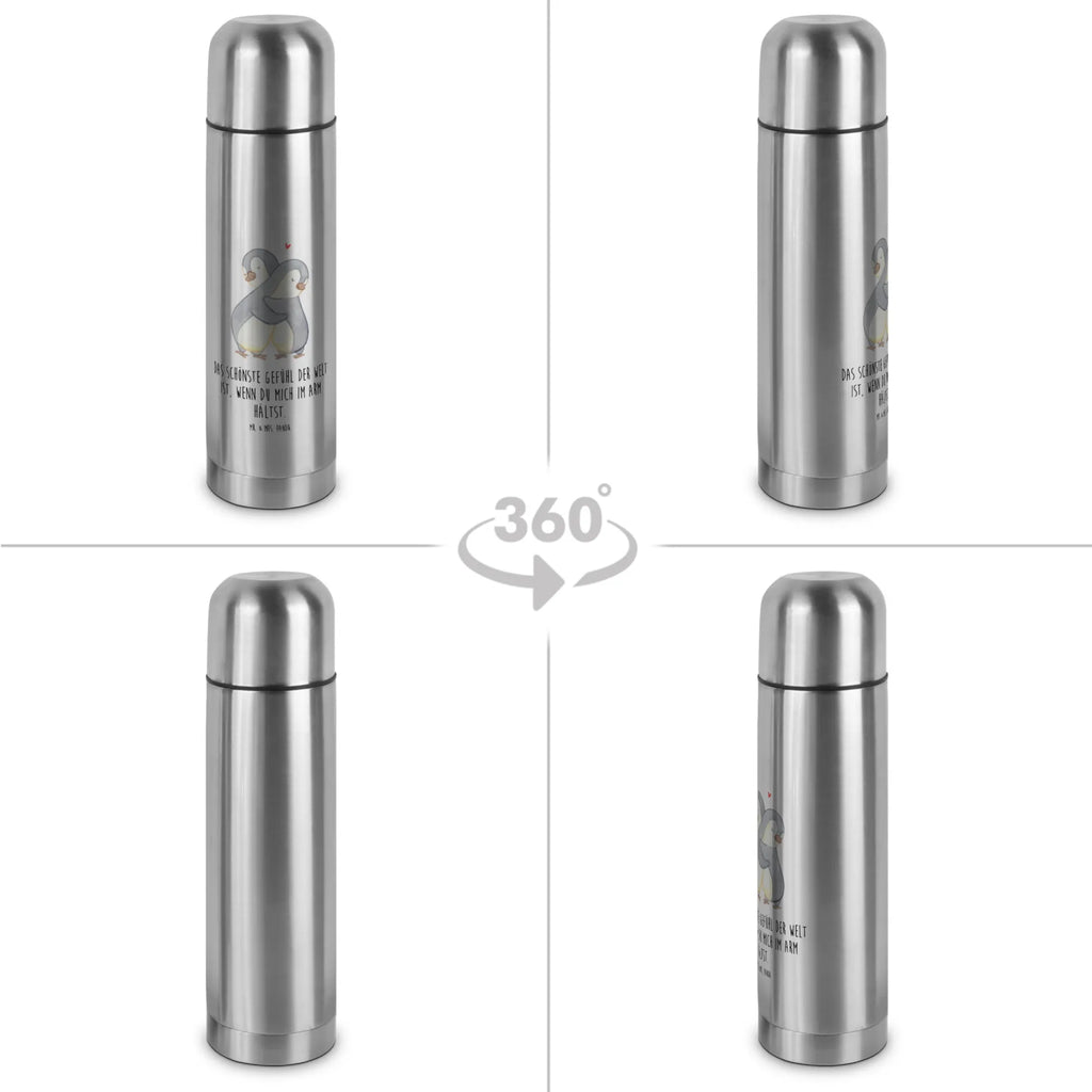 Thermos Flask penguins Cuddle Thermoskanne, Liebe, Partner, Freund, Freundin, Ehemann, Ehefrau, Heiraten, Verlobung, Heiratsantrag, Liebesgeschenk, Jahrestag, Hocheitstag, Valentinstag, für Männer, Geschenk für Partner, Geschenk für Frauen, Mitbringsel, Liebesbeweis, für Ehemann, Hochzeitstag, Geschenk für Freundin
