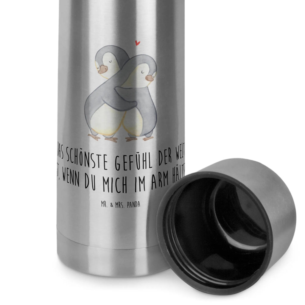 Thermos Flask penguins Cuddle Thermoskanne, Liebe, Partner, Freund, Freundin, Ehemann, Ehefrau, Heiraten, Verlobung, Heiratsantrag, Liebesgeschenk, Jahrestag, Hocheitstag, Valentinstag, für Männer, Geschenk für Partner, Geschenk für Frauen, Mitbringsel, Liebesbeweis, für Ehemann, Hochzeitstag, Geschenk für Freundin