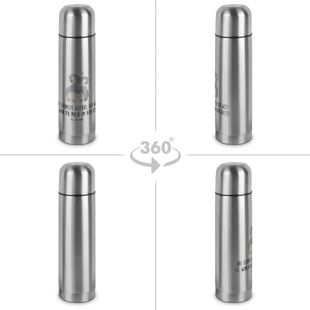Thermos Flask penguins Cuddle Thermoskanne, Liebe, Partner, Freund, Freundin, Ehemann, Ehefrau, Heiraten, Verlobung, Heiratsantrag, Liebesgeschenk, Jahrestag, Hocheitstag, Valentinstag, für Männer, Geschenk für Partner, Geschenk für Frauen, Mitbringsel, Liebesbeweis, für Ehemann, Hochzeitstag, Geschenk für Freundin
