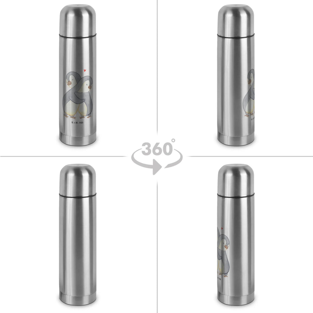 Thermos Flask penguins Cuddle Thermoskanne, Liebe, Partner, Freund, Freundin, Ehemann, Ehefrau, Heiraten, Verlobung, Heiratsantrag, Liebesgeschenk, Jahrestag, Hocheitstag, Mitbringsel, Geschenk für Freundin, Valentinstag, Geschenk für Partner, Liebesbeweis, Hochzeitstag, für Männer, für Ehemann, Geschenk für Frauen