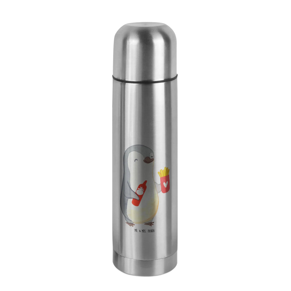 Thermos Flask penguin French fries Thermoskanne, Liebe, Partner, Freund, Freundin, Ehemann, Ehefrau, Heiraten, Verlobung, Heiratsantrag, Liebesgeschenk, Jahrestag, Hocheitstag, für Männer, für Ehemann, Geschenk für Frauen, Geschenk für Partner, Hochzeitstag, Mitbringsel, Valentinstag, Geschenk für Freundin, Liebesbeweis