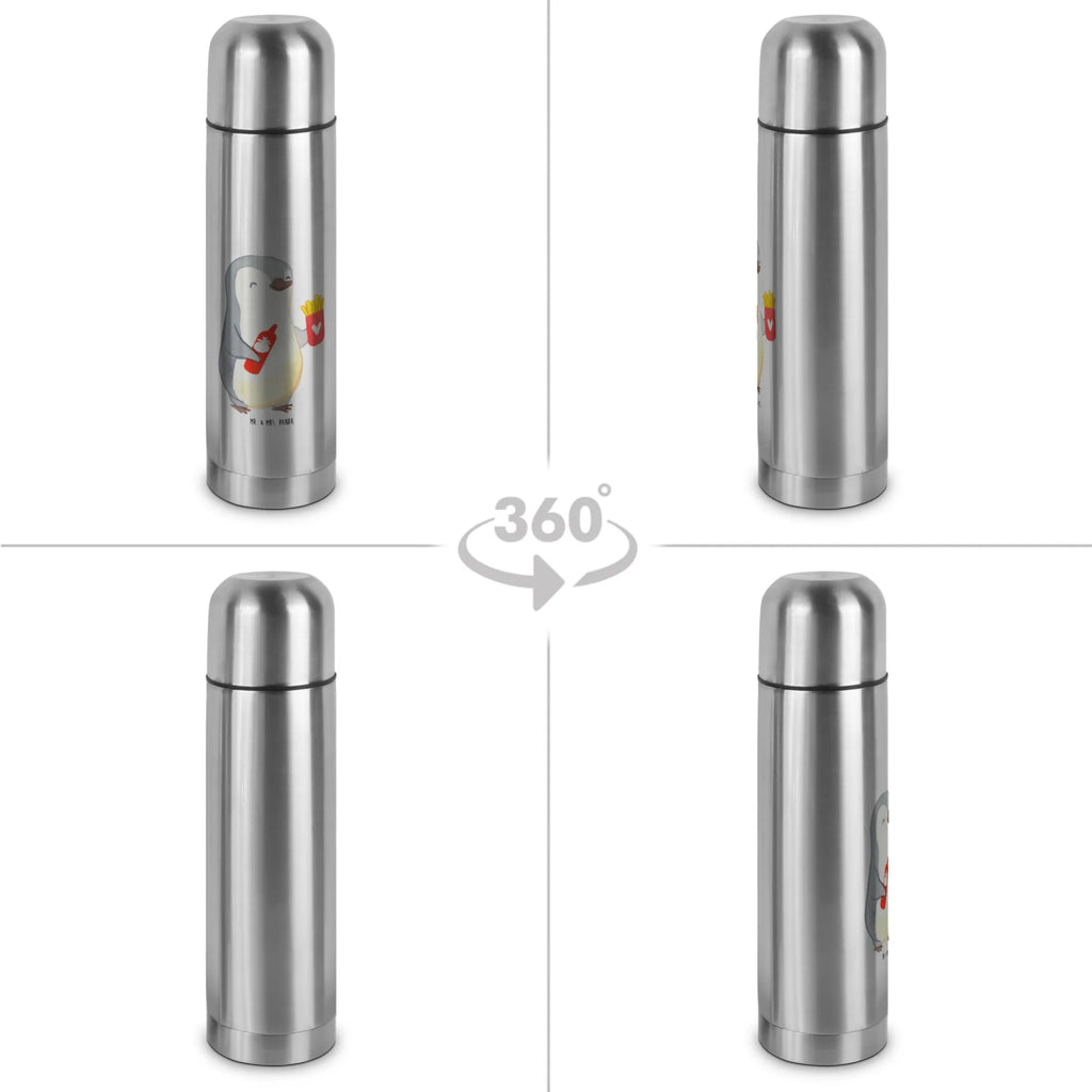 Thermos Flask penguin French fries Thermoskanne, Liebe, Partner, Freund, Freundin, Ehemann, Ehefrau, Heiraten, Verlobung, Heiratsantrag, Liebesgeschenk, Jahrestag, Hocheitstag, für Männer, für Ehemann, Geschenk für Frauen, Geschenk für Partner, Hochzeitstag, Mitbringsel, Valentinstag, Geschenk für Freundin, Liebesbeweis