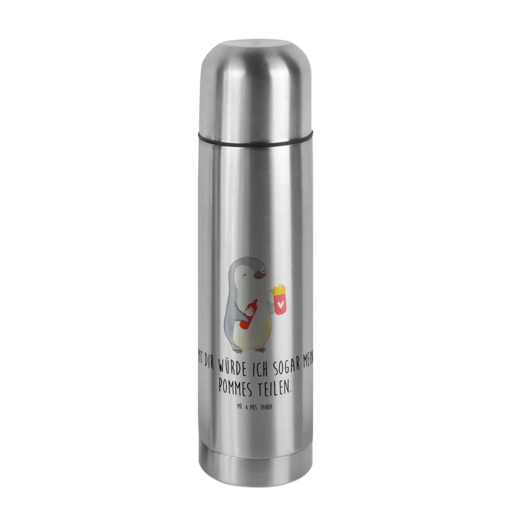 Thermos Flask penguin French fries Thermoskanne, Liebe, Partner, Freund, Freundin, Ehemann, Ehefrau, Heiraten, Verlobung, Heiratsantrag, Liebesgeschenk, Jahrestag, Hocheitstag, für Männer, für Ehemann, Geschenk für Frauen, Geschenk für Partner, Hochzeitstag, Mitbringsel, Valentinstag, Geschenk für Freundin, Liebesbeweis