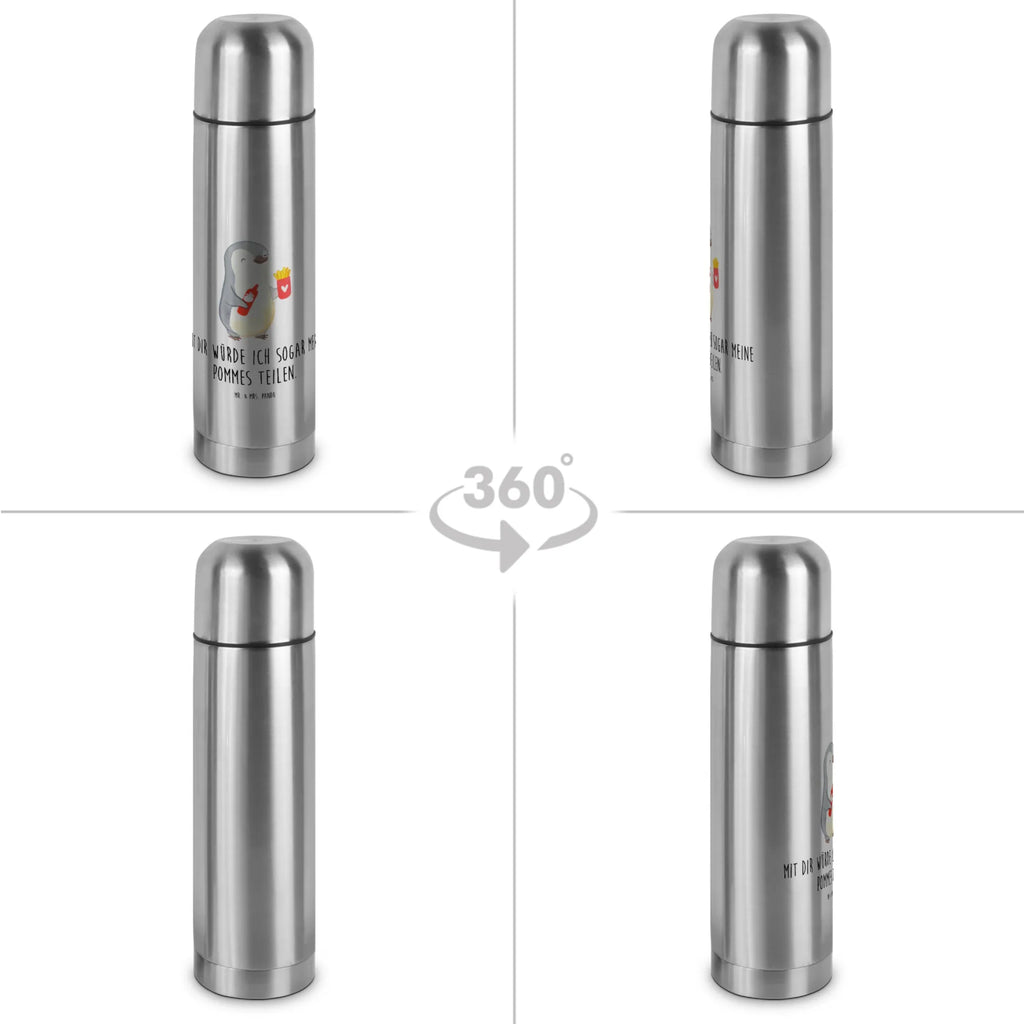 Thermos Flask penguin French fries Thermoskanne, Liebe, Partner, Freund, Freundin, Ehemann, Ehefrau, Heiraten, Verlobung, Heiratsantrag, Liebesgeschenk, Jahrestag, Hocheitstag, für Männer, für Ehemann, Geschenk für Frauen, Geschenk für Partner, Hochzeitstag, Mitbringsel, Valentinstag, Geschenk für Freundin, Liebesbeweis