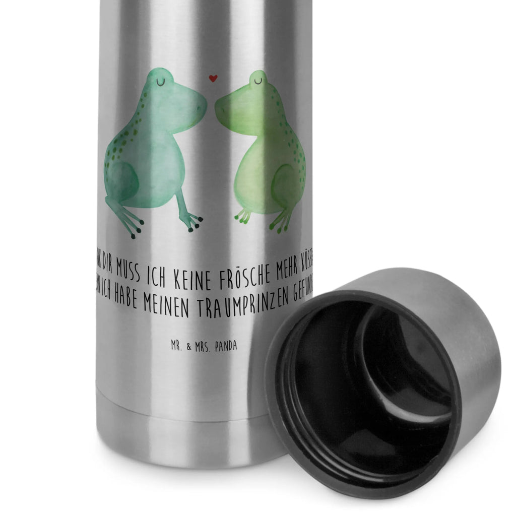 Thermos Flask Frogs in love Thermoskanne, Liebe, Partner, Freund, Freundin, Ehemann, Ehefrau, Heiraten, Verlobung, Heiratsantrag, Liebesgeschenk, Jahrestag, Hocheitstag, Geschenk Hochzeit, Froschkönig, Verheiratet, Geschenk Freund, Verliebt, Frösche, Hochzeitstag, Geschenk Freundin, Frosch, Fröschchen, Liebesbeweis, Verlobt