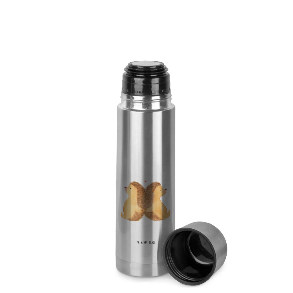 Thermos Flask Hedgehogs holding hands Thermoskanne, Liebe, Partner, Freund, Freundin, Ehemann, Ehefrau, Heiraten, Verlobung, Heiratsantrag, Liebesgeschenk, Jahrestag, Hocheitstag, Liebesbeweis, Liebesbotschaft, Hochzeit, Hand in Hand, Lieblingsmensch, Love, Igel, Gemeinsamkeit, Igelliebe, Geschenk für zwei, große Liebe