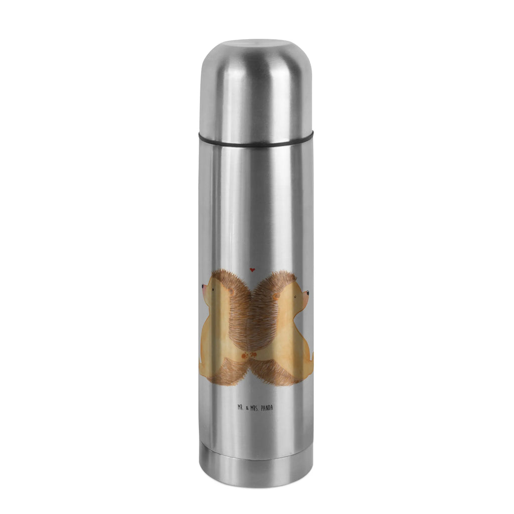 Thermos Flask Hedgehogs holding hands Thermoskanne, Liebe, Partner, Freund, Freundin, Ehemann, Ehefrau, Heiraten, Verlobung, Heiratsantrag, Liebesgeschenk, Jahrestag, Hocheitstag, Liebesbeweis, Liebesbotschaft, Hochzeit, Hand in Hand, Lieblingsmensch, Love, Igel, Gemeinsamkeit, Igelliebe, Geschenk für zwei, große Liebe