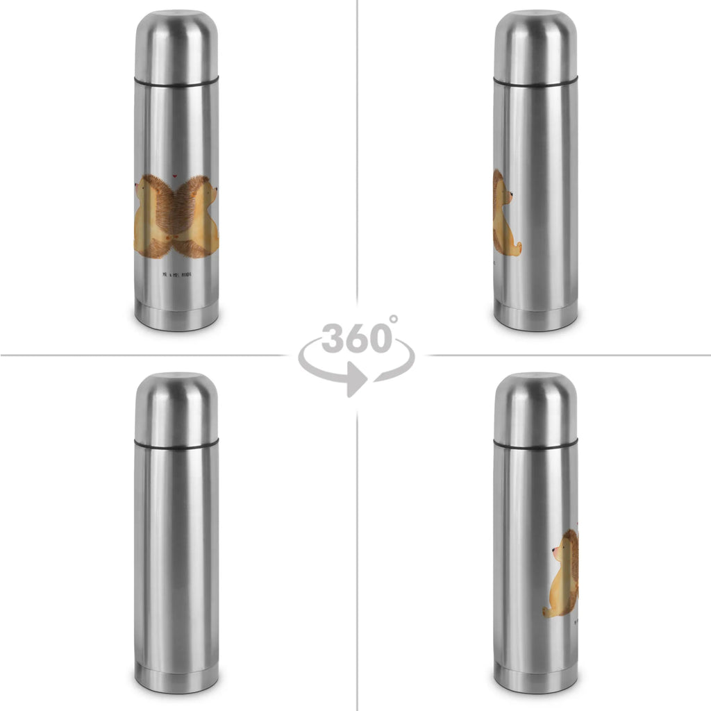 Thermos Flask Hedgehogs holding hands Thermoskanne, Liebe, Partner, Freund, Freundin, Ehemann, Ehefrau, Heiraten, Verlobung, Heiratsantrag, Liebesgeschenk, Jahrestag, Hocheitstag, Liebesbeweis, Liebesbotschaft, Hochzeit, Hand in Hand, Lieblingsmensch, Love, Igel, Gemeinsamkeit, Igelliebe, Geschenk für zwei, große Liebe