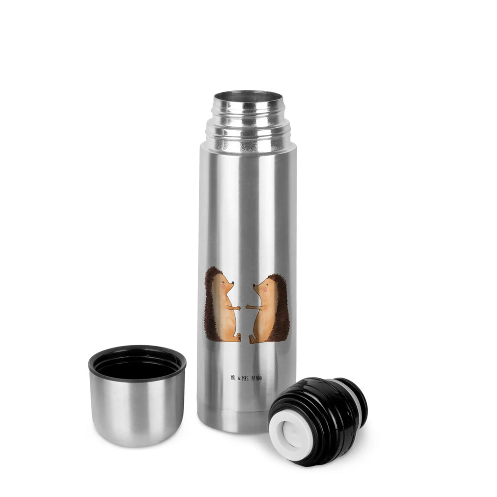 Thermos Flask Hedgehogs in love Thermoskanne, Liebe, Partner, Freund, Freundin, Ehemann, Ehefrau, Heiraten, Verlobung, Heiratsantrag, Liebesgeschenk, Jahrestag, Hocheitstag, Hochzeit, Verliebt, Geschenk, Verheiratet, Hochzeitstag, Liebesbeweis, Igel, Verlobt