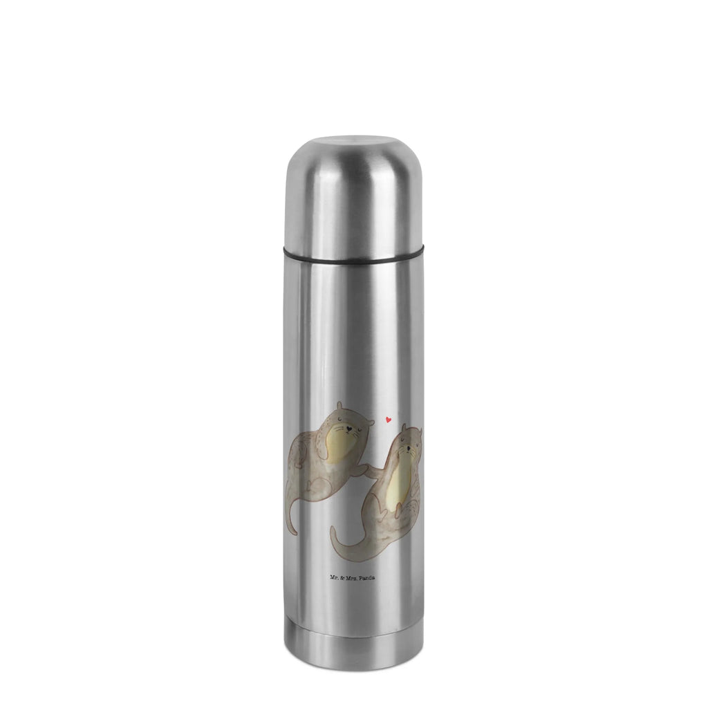 Thermos Flask otter holding hands Thermoskanne, Otter, Fischotter, Seeotter, Otter Seeotter See Otter