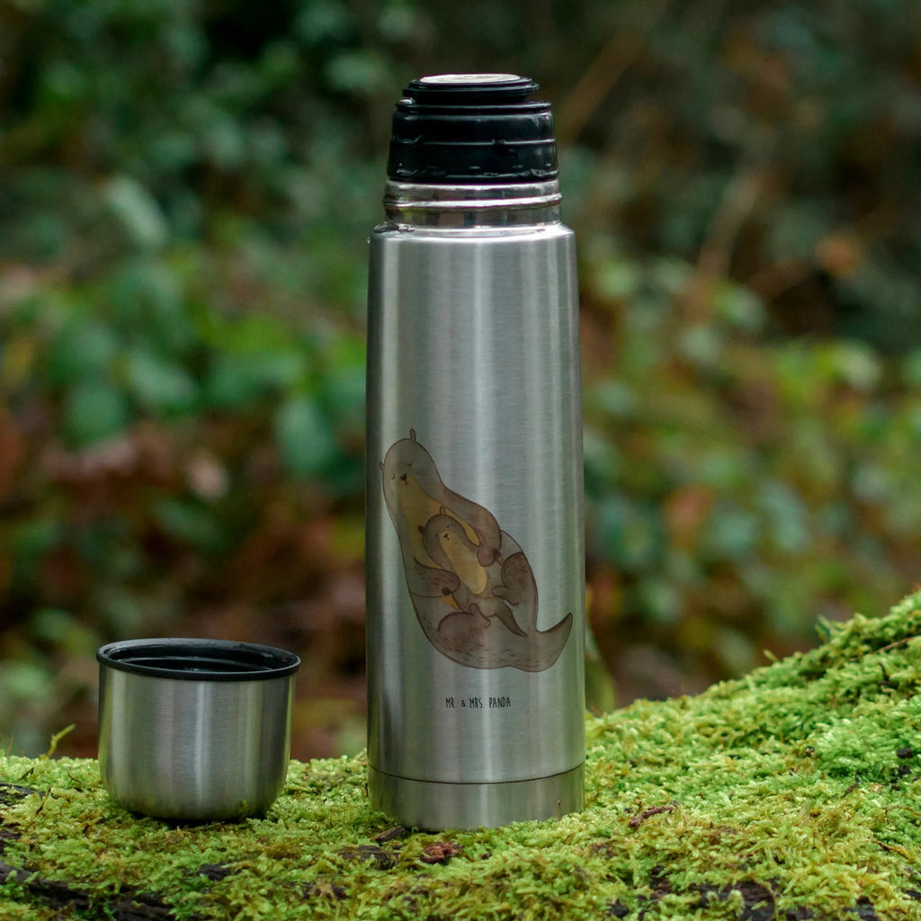 Thermos Flask otter child Thermoskanne, Otter, Fischotter, Seeotter, Otter Seeotter See Otter