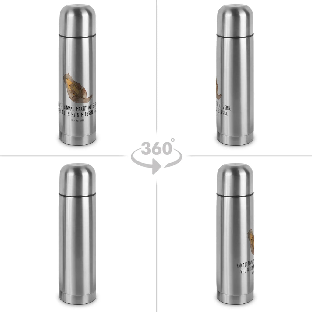 Thermos Flask otter child Thermoskanne, Otter, Fischotter, Seeotter, Otter Seeotter See Otter