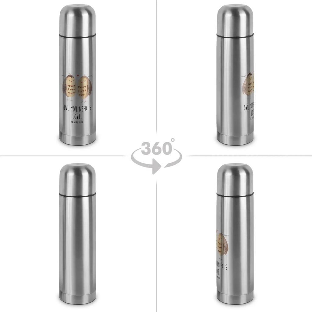 Thermos Flask owls Love Thermoskanne, Eule, Freundin Geschenk, Eule Deko, Wortspiel lustig, Hochzeit Spruch, Freund, Liebe, Owl, Liebe Spruch, All you need is love
