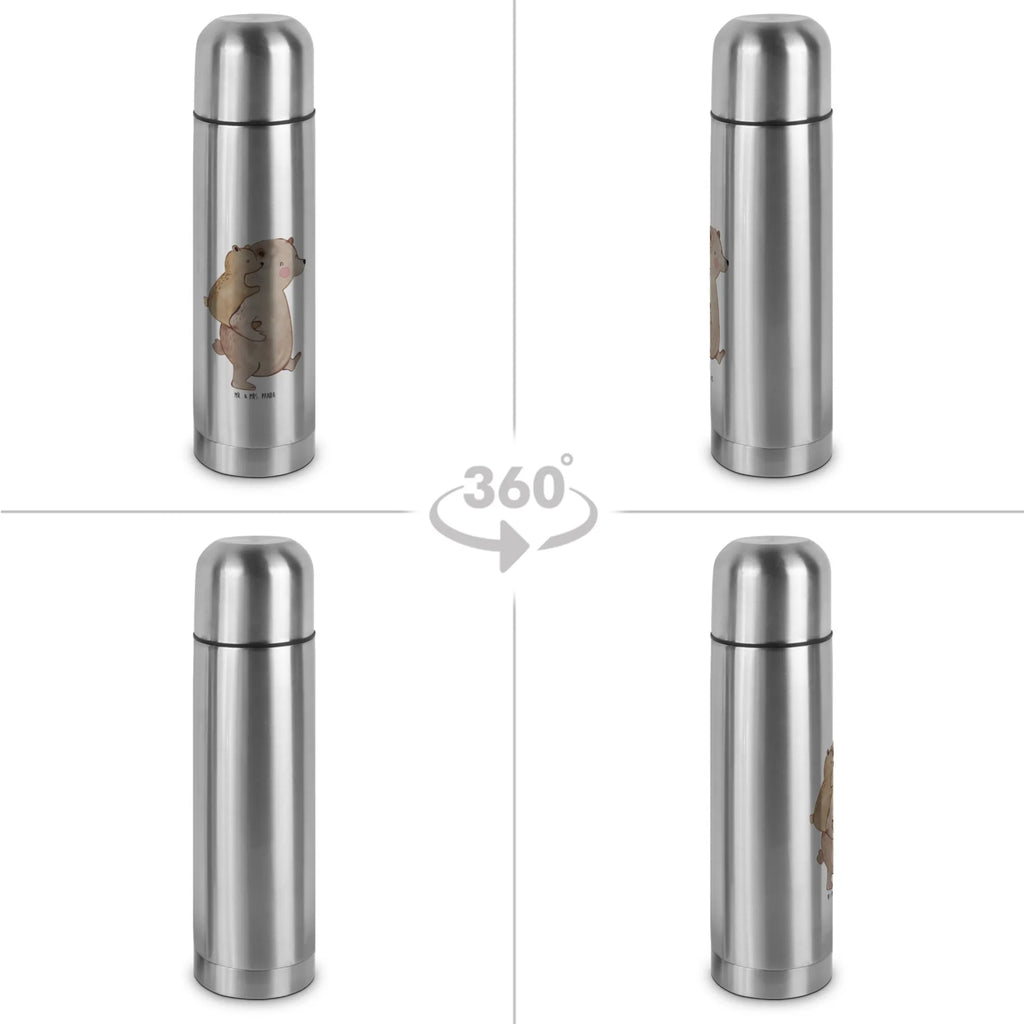 Thermos Flask Papa Bear Thermoskanne, Familie, Vatertag, Muttertag, Bruder, Schwester, Mama, Papa, Oma, Opa, Vater, Geburtstag, Geschenk, Papi, Onkel, Vati