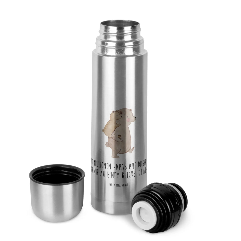 Thermos Flask Papa Bear Thermoskanne, Familie, Vatertag, Muttertag, Bruder, Schwester, Mama, Papa, Oma, Opa, Vater, Geburtstag, Geschenk, Papi, Onkel, Vati