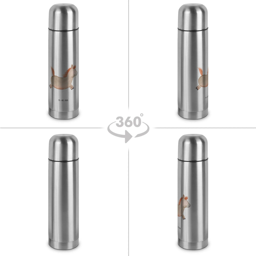 Thermoskanne Pferd Springen Thermoskanne, Bauernhof, Hoftiere, Landwirt, Landwirtin, Pferd, Pony, Pferde, Stall, Pferdestall, ausreiten, reiten, Pferdebesitzer