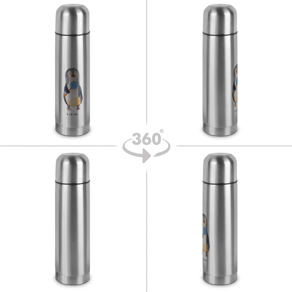 Thermoskanne Pinguin Lolli Thermoskanne, Pinguin, Süßigkeiten, Ganove, Rabauke, Blödsinn, Spruch, Rebell, Gauner, Pinguine, Lolli