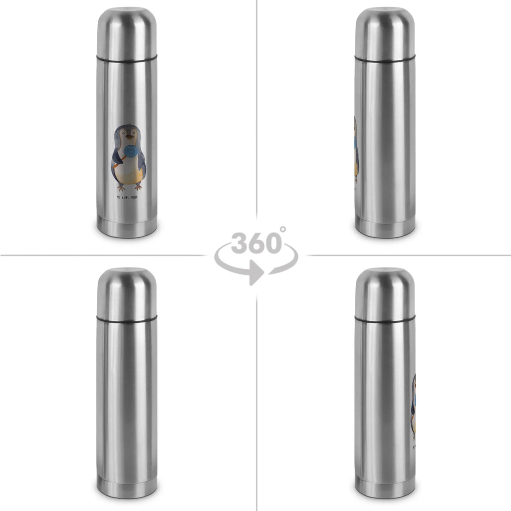 Thermoskanne Pinguin Lolli Thermoskanne, Pinguin, Süßigkeiten, Ganove, Rabauke, Blödsinn, Spruch, Rebell, Gauner, Pinguine, Lolli