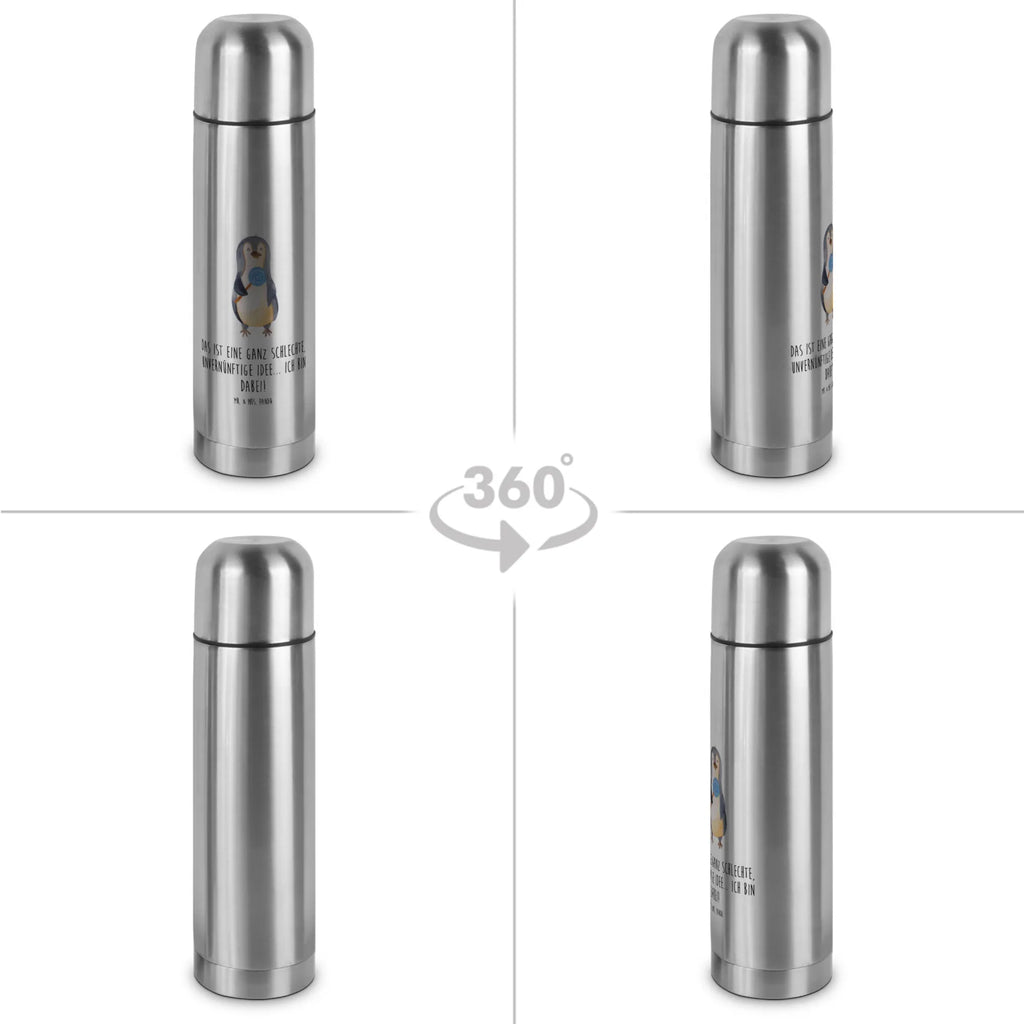 Thermoskanne Pinguin Lolli Thermoskanne, Pinguin, Süßigkeiten, Ganove, Rabauke, Blödsinn, Spruch, Rebell, Gauner, Pinguine, Lolli