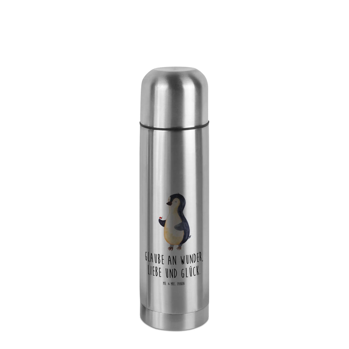 Thermos Flask Penguin ladybug North Pole, Penguins, joy, joy of life, wonder, ladybird, penguins