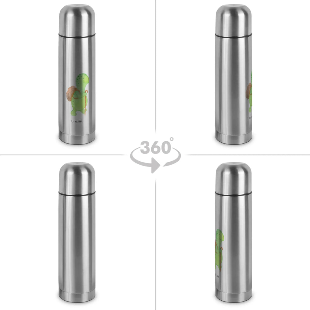 Thermoskanne Schildkröte Wanderer Thermoskanne, Schildkröte, Motivation, Neuanfang, Motivationsspruch, Motivationssprüche, Schildkröten