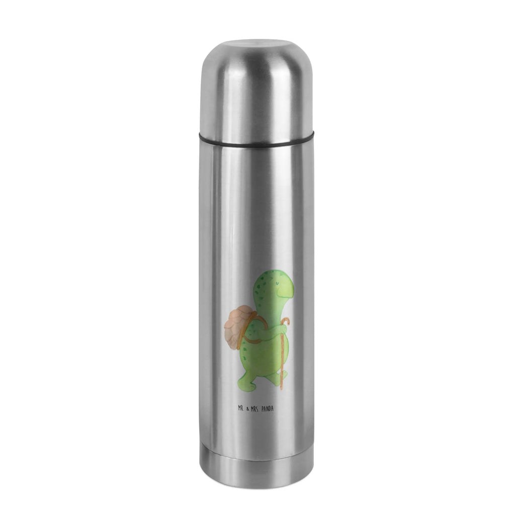 Thermoskanne Schildkröte Wanderer Thermoskanne, Schildkröte, Motivation, Neuanfang, Motivationsspruch, Motivationssprüche, Schildkröten