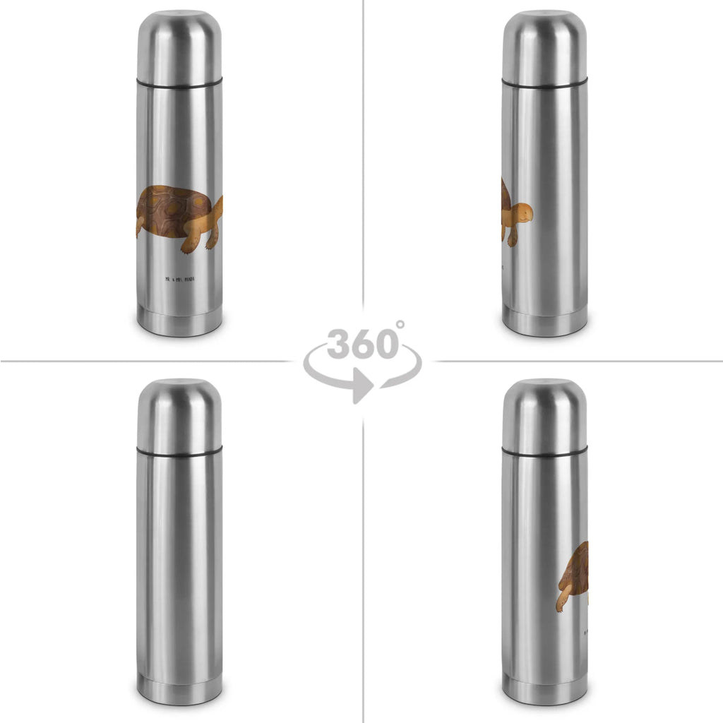 Thermos Flask tortoise March Thermoskanne, Meerestiere, Meer, Urlaub, Neustart, Motivation, Inspiration, Schildkröten, Abenteuer, Lieblingsmensch, Reiselust, Schildkröte, get lost