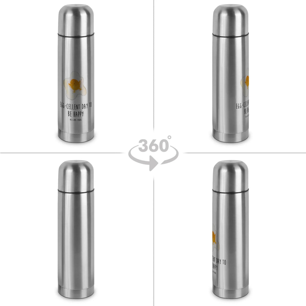 Thermos Flask Fried egg egg Thermoskanne, Tiermotive, Gute Laune, lustige Sprüche, Tiere, Liebe, Glücklich, Ei, Spiegelei, Schön, Tag