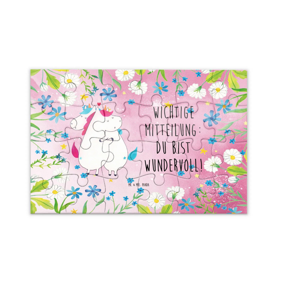 Puzzle unicorn communication valentine's day, saying, witty, marriage, present, gift, Thank you