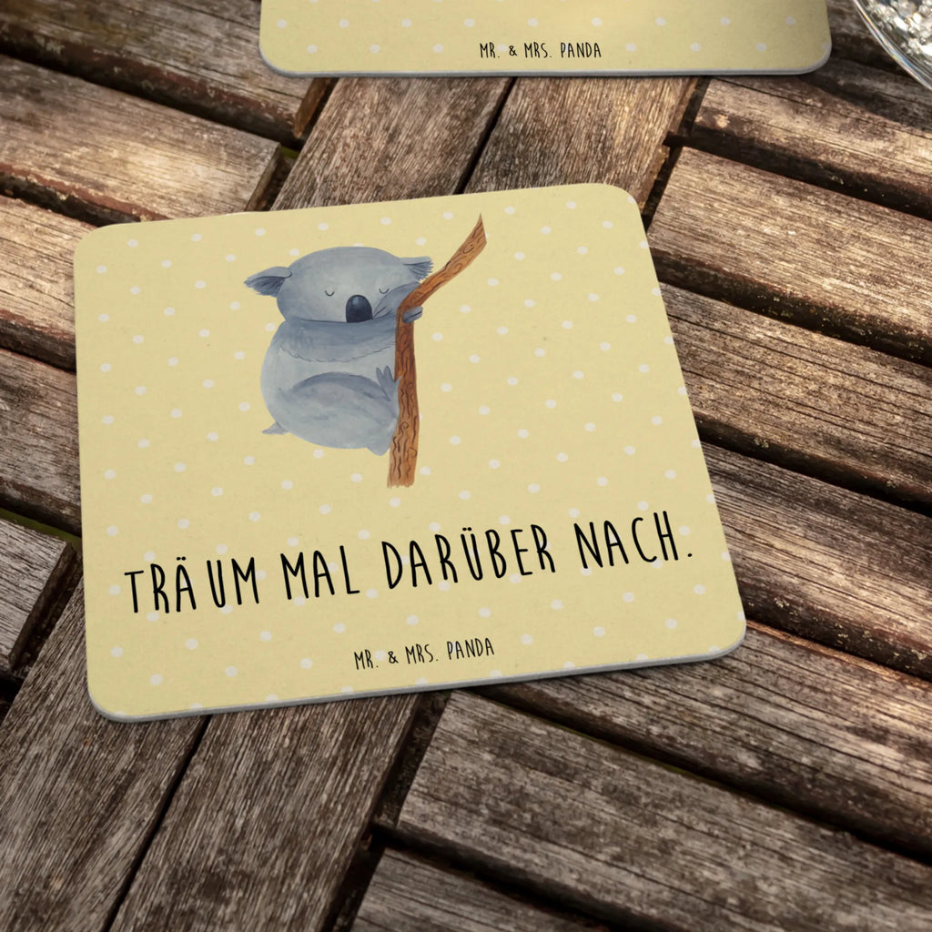 Bierdeckel Koalabär Bierdeckel, Gastgeschenk Hochzeit, Tischdeko, Tiermotive, Gute Laune, lustige Sprüche, Tiere, Koala, Schlafzimmer, Bär, Traum, Traumland, träumen, schlafen, Koalabär