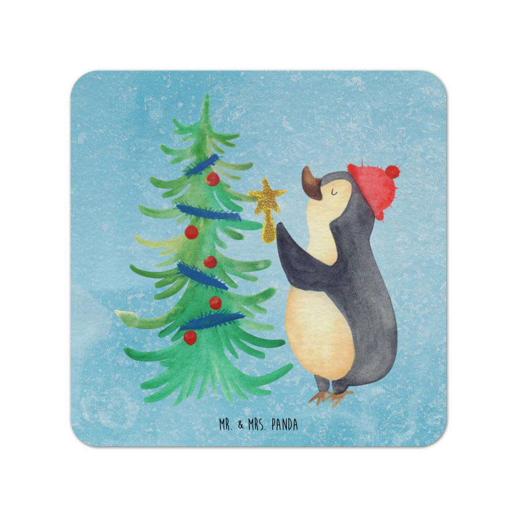 Bierdeckel Pinguin Weihnachtsbaum Gastgeschenk Hochzeit, Tischdeko, Bierdeckel, Winter, Weihnachten, Weihnachtsdeko, Nikolaus, Advent, Heiligabend, Wintermotiv, Pinguin