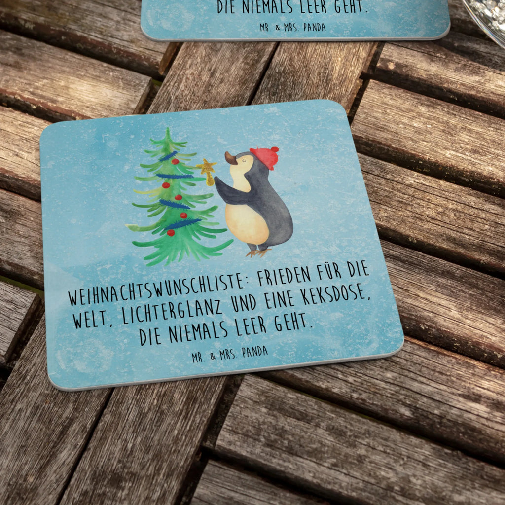 Bierdeckel Pinguin Weihnachtsbaum Gastgeschenk Hochzeit, Tischdeko, Bierdeckel, Winter, Weihnachten, Weihnachtsdeko, Nikolaus, Advent, Heiligabend, Wintermotiv, Pinguin