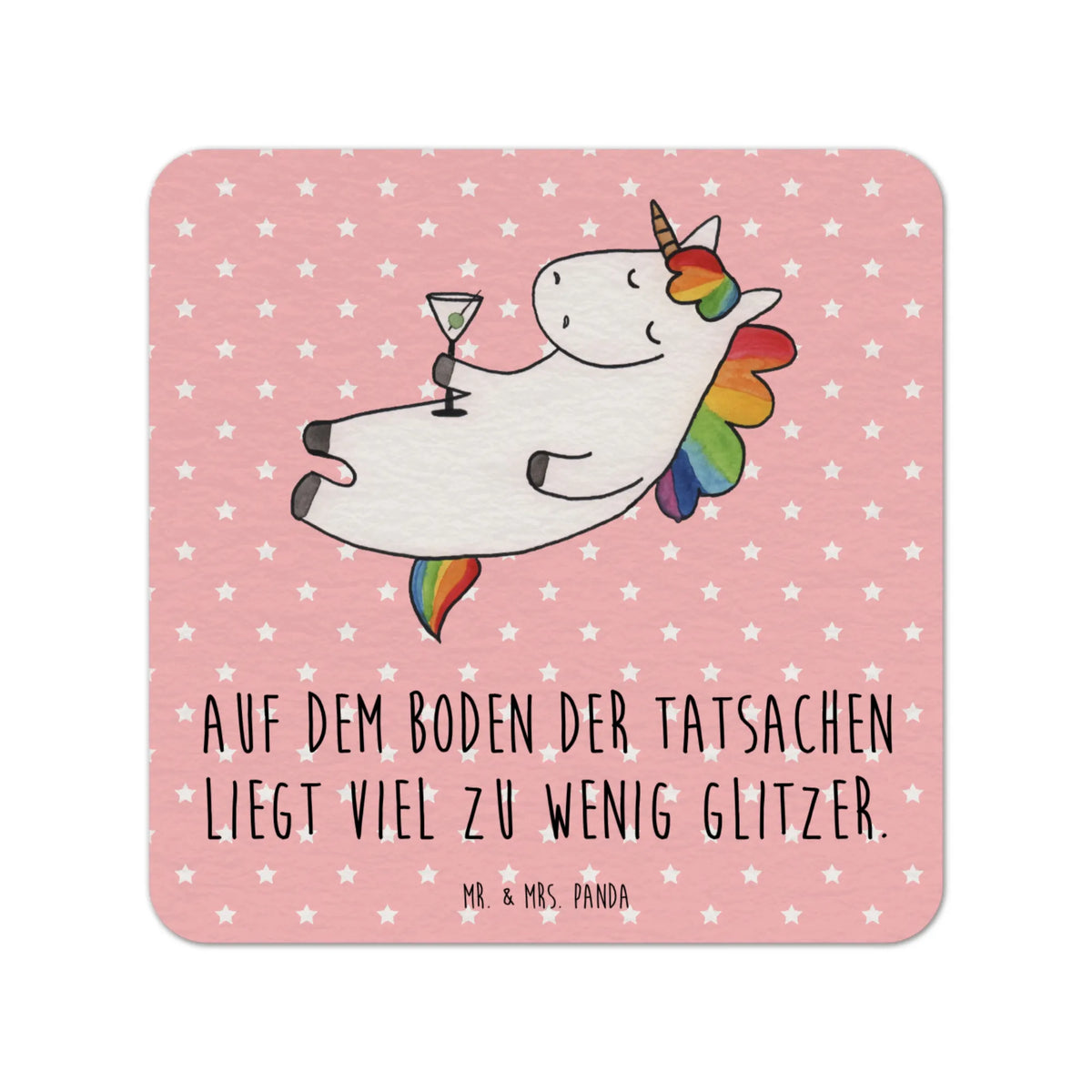 Coaster unicorn cocktail celebrating, girlfriend gift, girlfriend present, birthday, champagne, fun