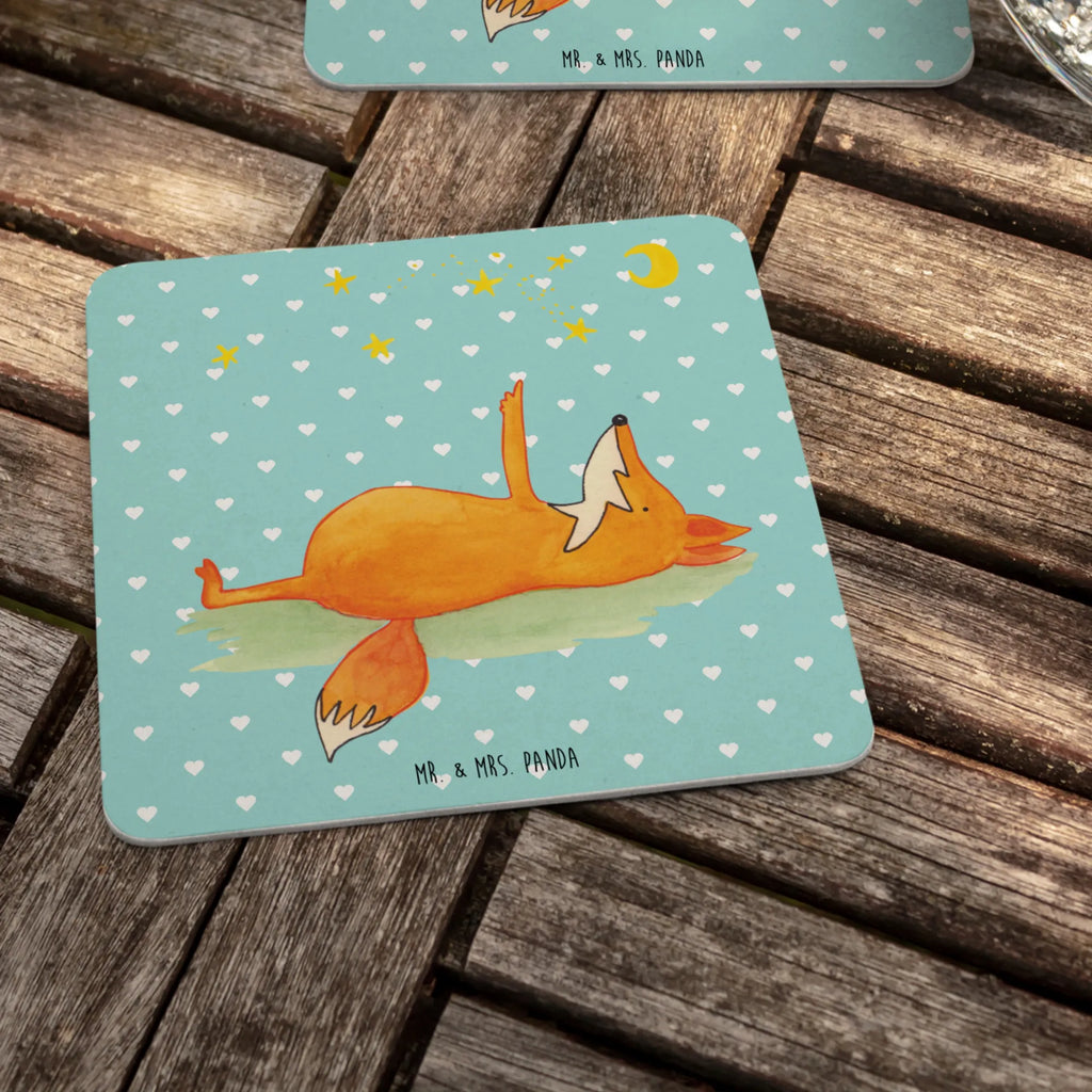 Bierdeckel Fuchs Sterne Tischdeko, Bierdeckel, Gastgeschenk Hochzeit, Fuchs, Füchse, Romantik, Spruch positiv, Always Look on the Bright Side of Life, tröstende Worte, Spruch schön