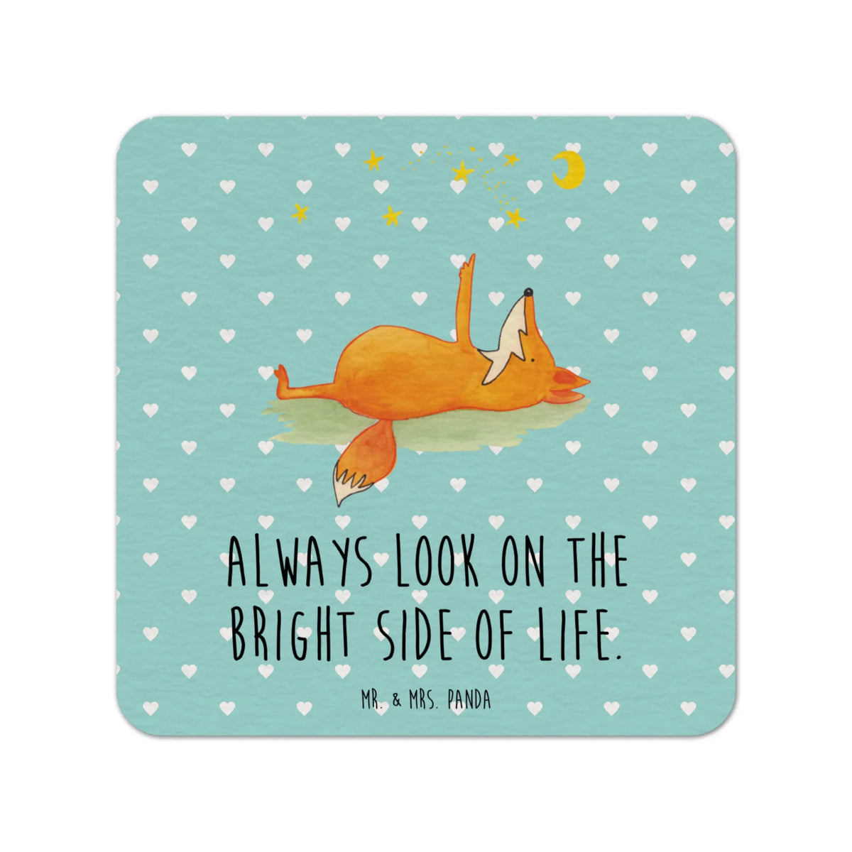 Coaster Fox Stars forest wildlife, foxes, animal lover, clever as a fox, words of consolation, Saying beautiful, Romance, Saying positive