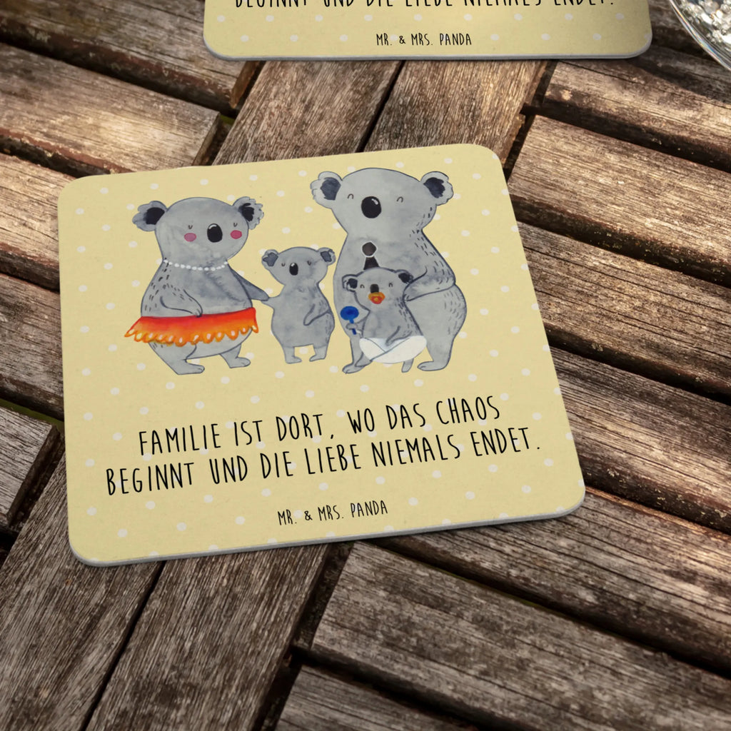 Bierdeckel Koala Familie Tischdeko, Gastgeschenk Hochzeit, Bierdeckel, Familie, Vatertag, Muttertag, Bruder, Schwester, Mama, Papa, Oma, Opa, Koala, Familienleben, Family, Geschwister, Kinder, Koalas