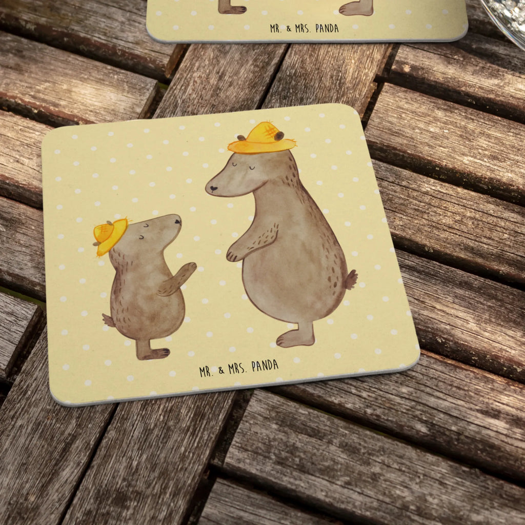 Bierdeckel Bären mit Hut Tischdeko, Gastgeschenk Hochzeit, Bierdeckel, Familie, Vatertag, Muttertag, Bruder, Schwester, Mama, Papa, Oma, Opa, Kind, Kinder, Sohn, Daddy, Vorbild, Lieblingsmensch, Family, Bären, Bär, Söhne, Paps, Papi, Vater, Dad, Vater-Sohn